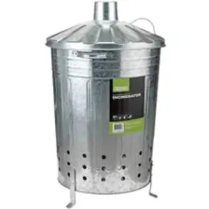 Draper Galvanised Garden Incinerator, 85L