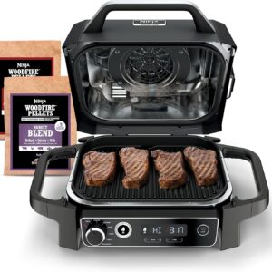 Ninja OG701UK Woodfire Electric BBQ Grill & Smoker